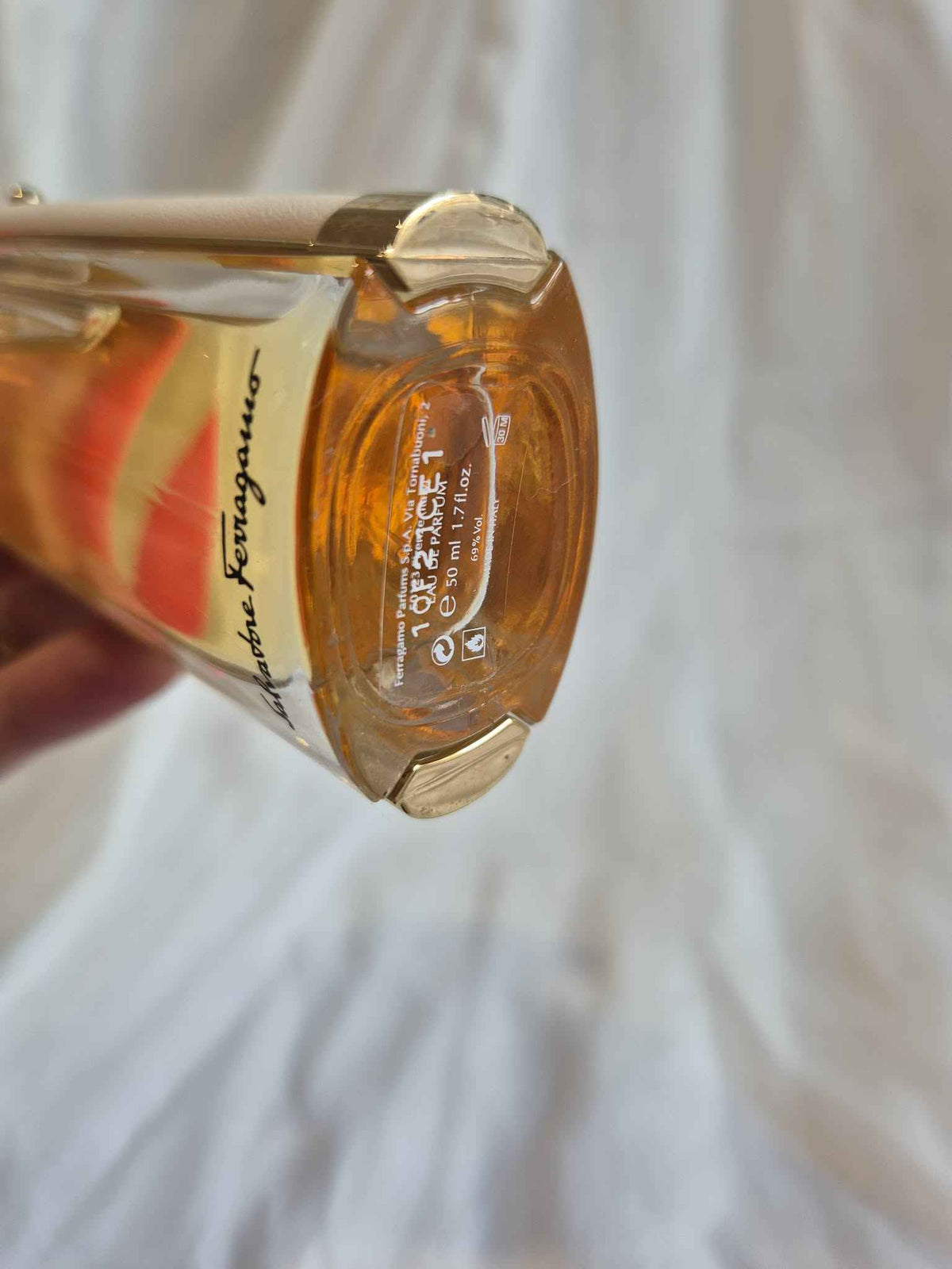 Salvatore Ferragamo Emozione Eau De Parfum Spray 50ml (90% Full, Unboxed, No Lid, Discontinued, Rare)