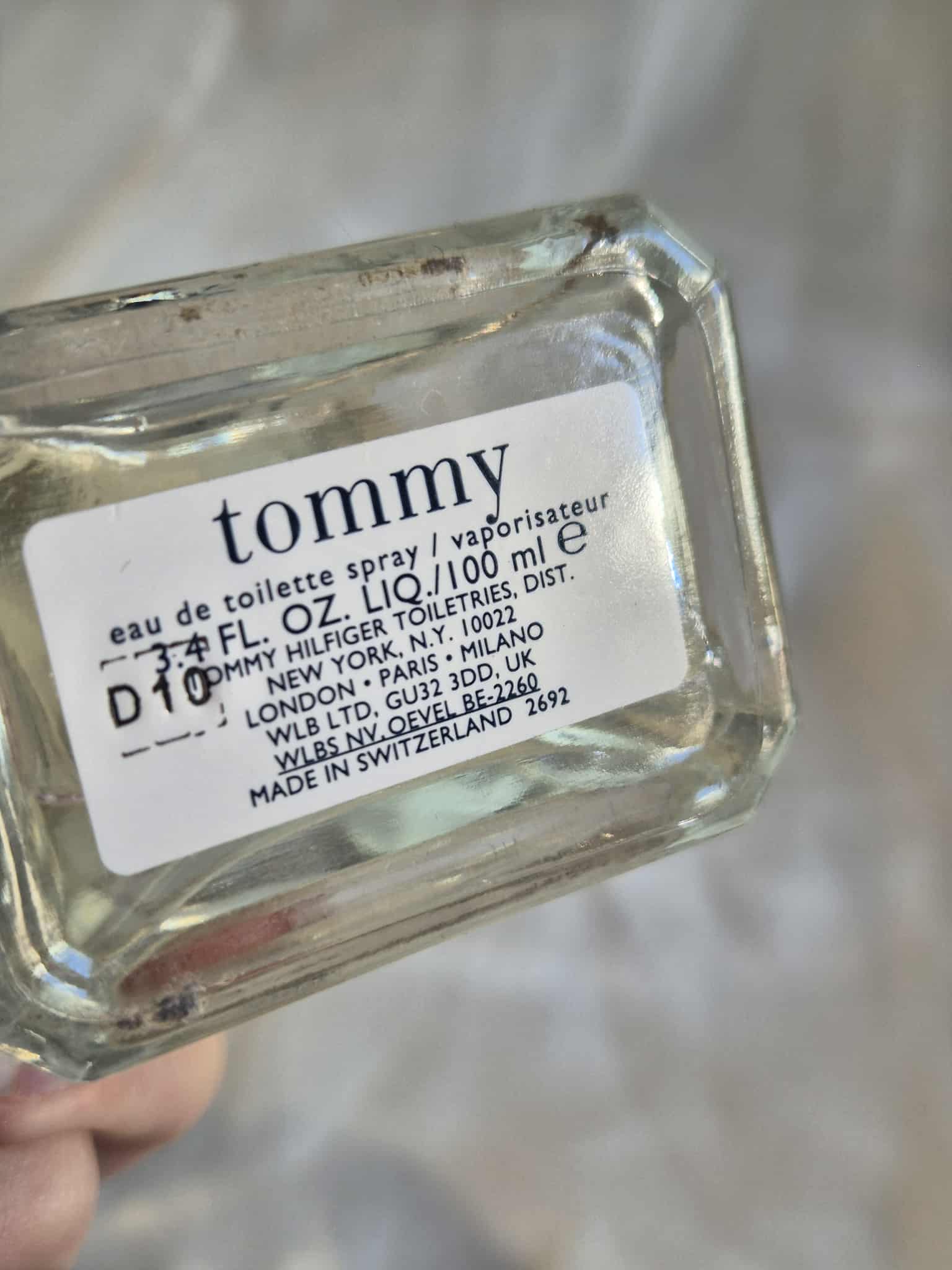 Tommy Hilfiger Tommy Eau De Toilette 100ml (90% Full, Unboxed)