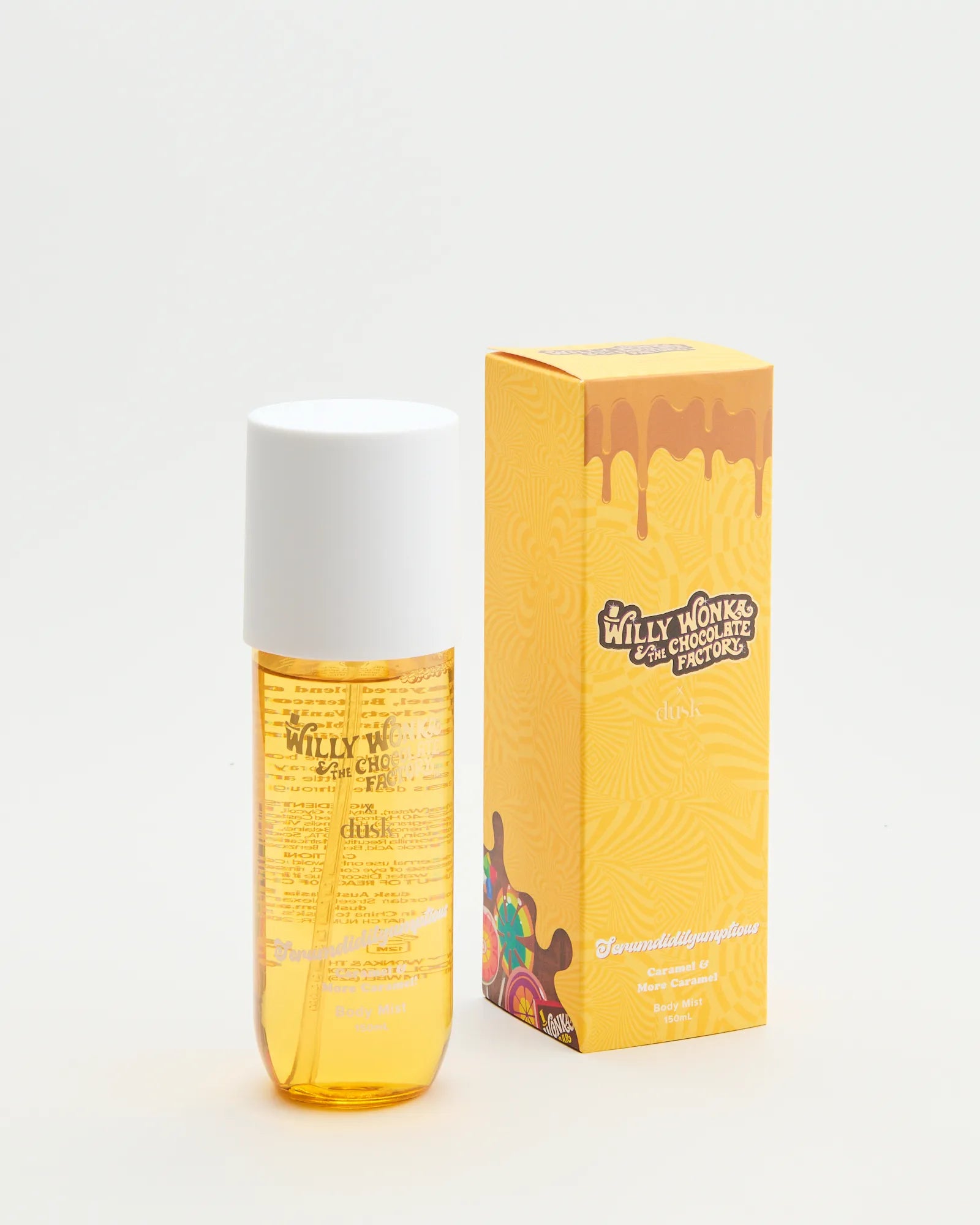 Willy Wonka x Dusk Scrumdidilyumptious Caramel Body Mist 150ml