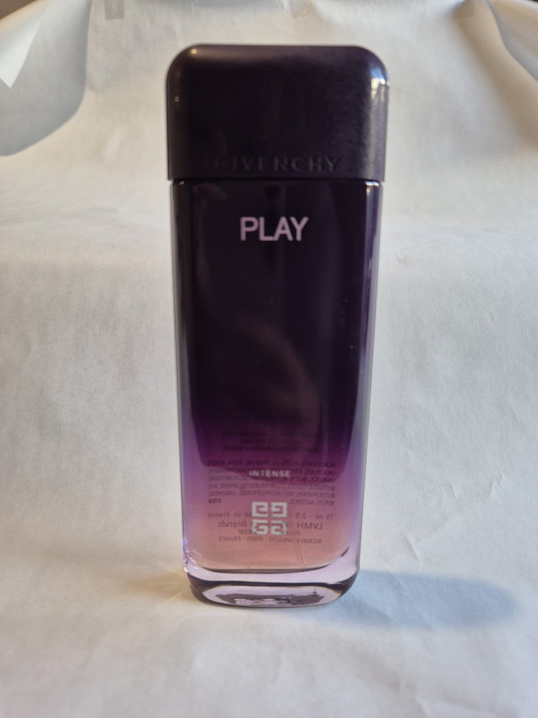 Givenchy Play Intense Eau De Parfum 75ml 60% Full Discontinued Rare (Unboxed)