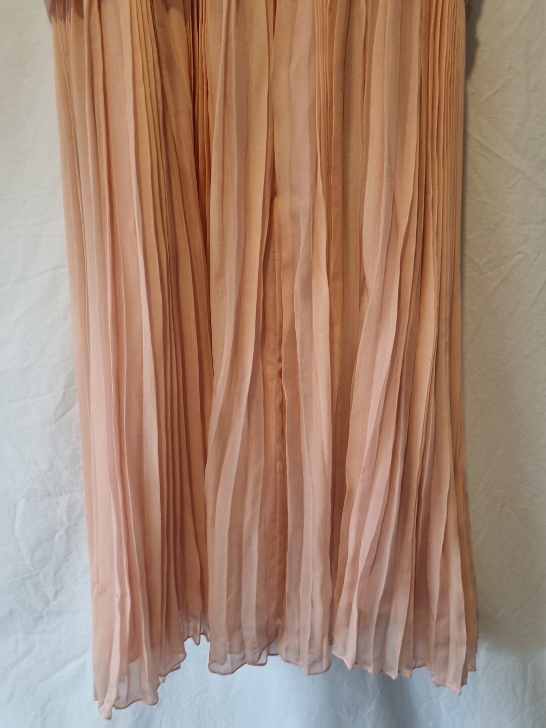 Lewis Park Chiffon Pink Ruched Strapless Sweetheart Evening Mini Dress Sz M6