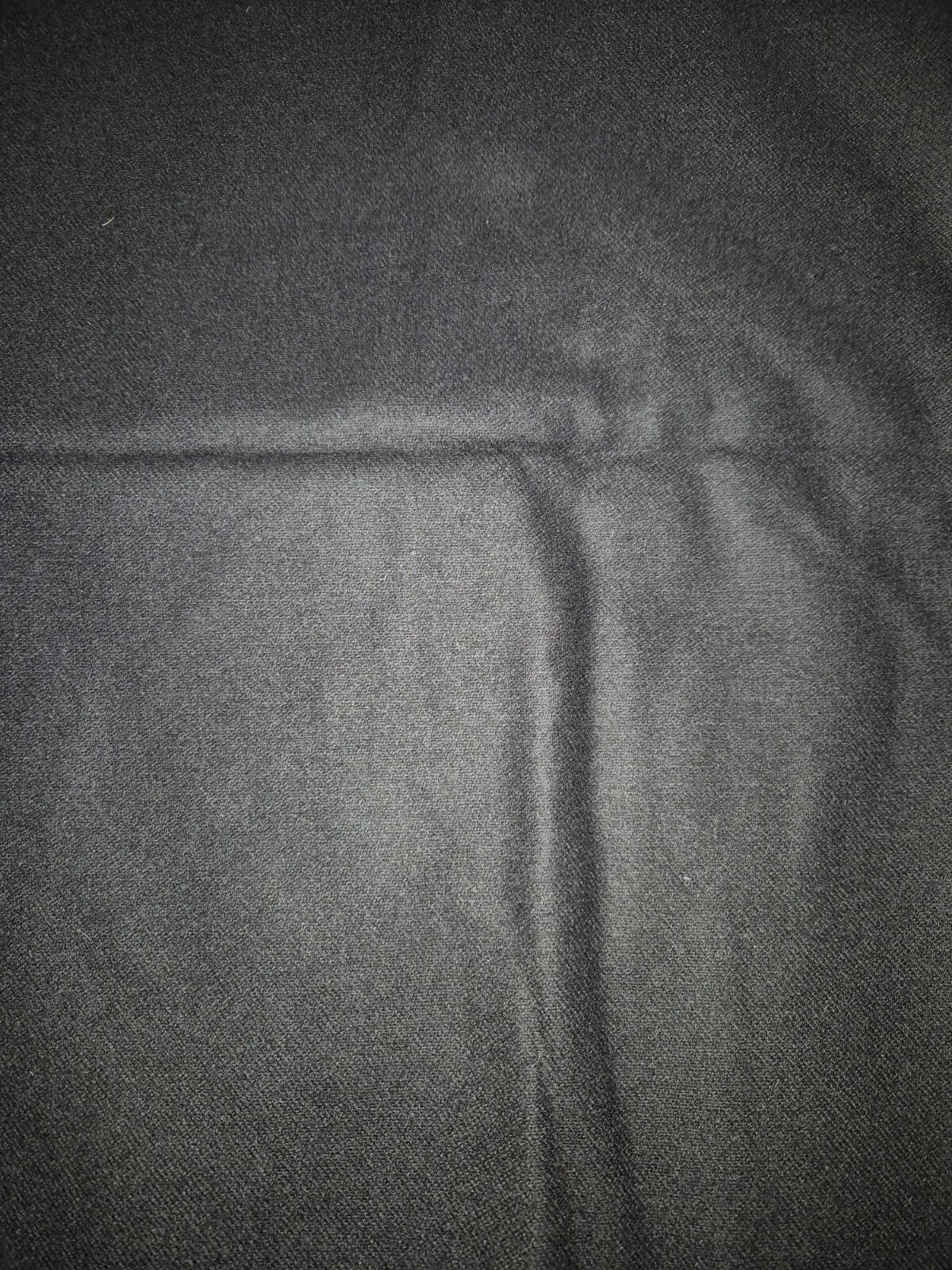 Black Wool Drill Fabric 155cm x 2m1