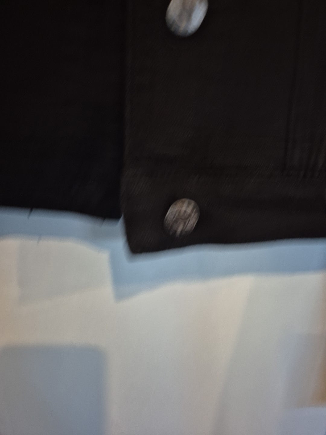 Guess Black Denim Jacket Size S4