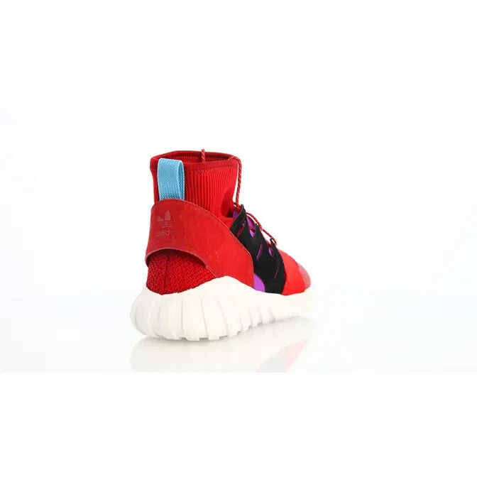 Adidas Tubular Doom Red Purple Knit Ankle Sock Sneakers BY9397 F40.66/US7.5/UK712