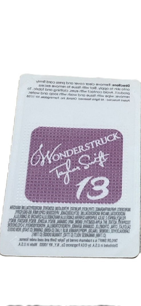 Taylor Swift Wonderstruck Scented Tattoo Discontinued Rare2