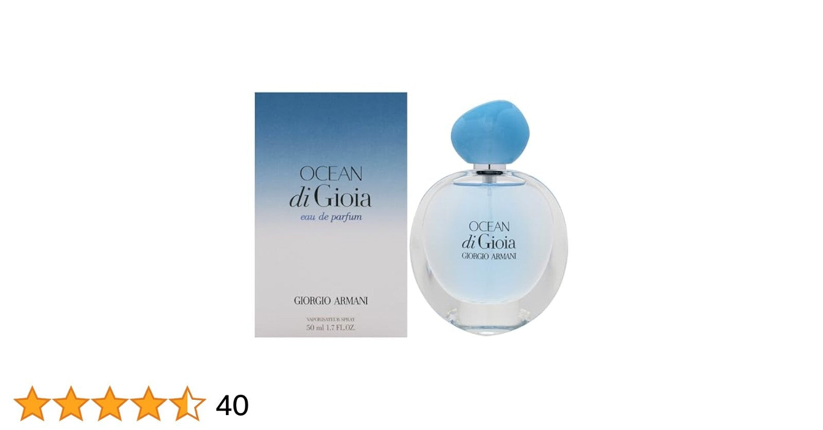 Giorgio Armani Ocean Di Gioia Eau De Parfum Spray 50ml Discontinued Rare