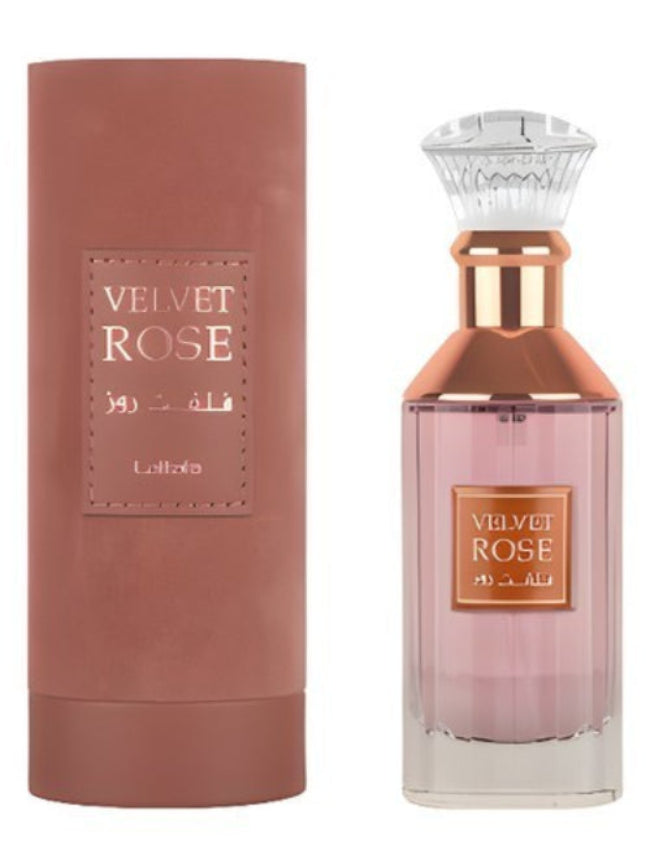 Lattafa Velvet Rose Eau De Parfum for Men and Women Spray 100ml