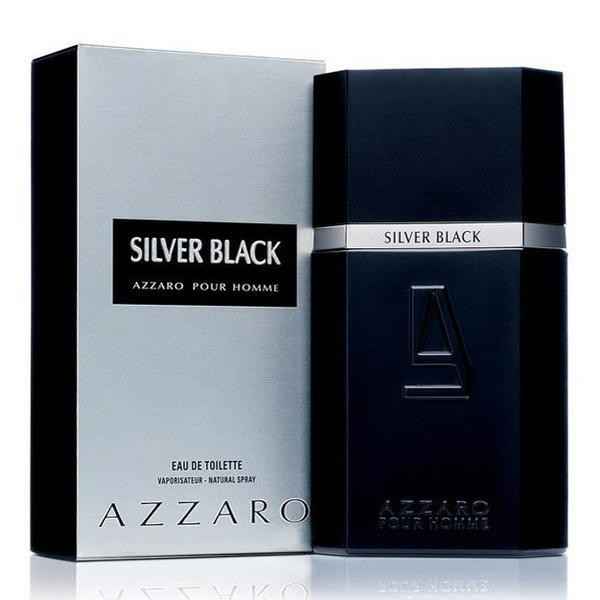 Azzaro Silver Black Eau De Toilette Pour Homme Spray 100ml