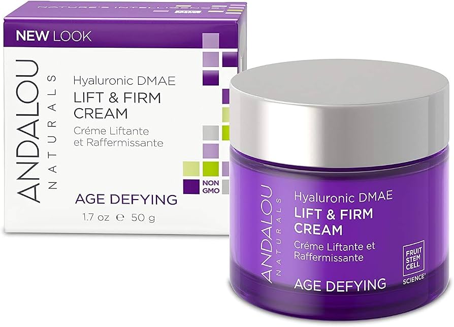 Andalou Age Defying Hyaluronic DMAE Lift & Firm Cream 50g