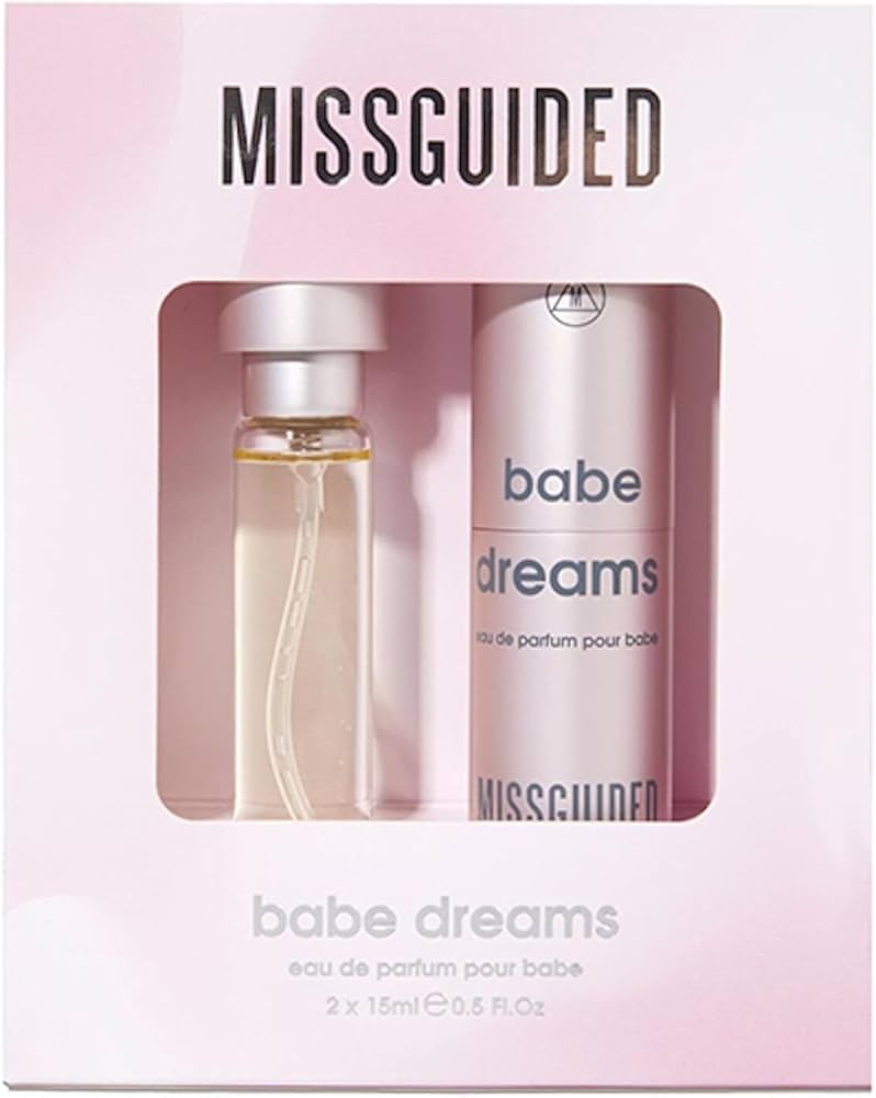 Missguided Babe Dreams Eau De Parfum Pour Babe Spray 2 x 15ml + Travel Case
