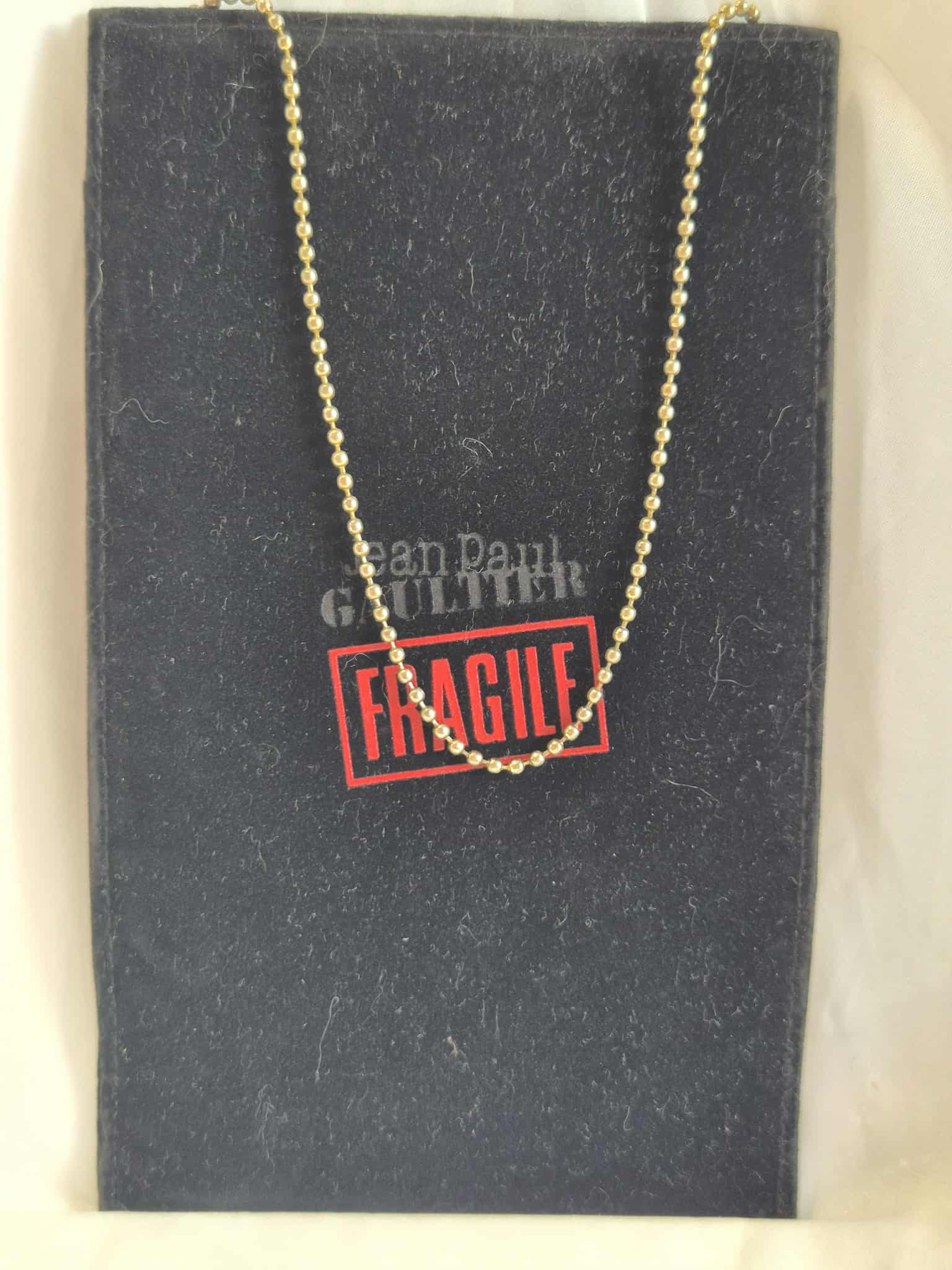 Jean Paul Gaultier Fragile Gift Bag/Purse Collectable Item (Discontinued, Very Rare)