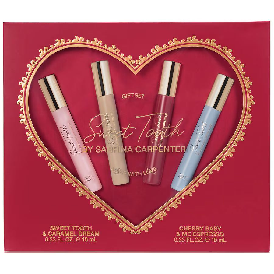Sabrina Carpenter Sweet Tooth Eau De Parfum Travel Spray 4 x 10ml Gift Set