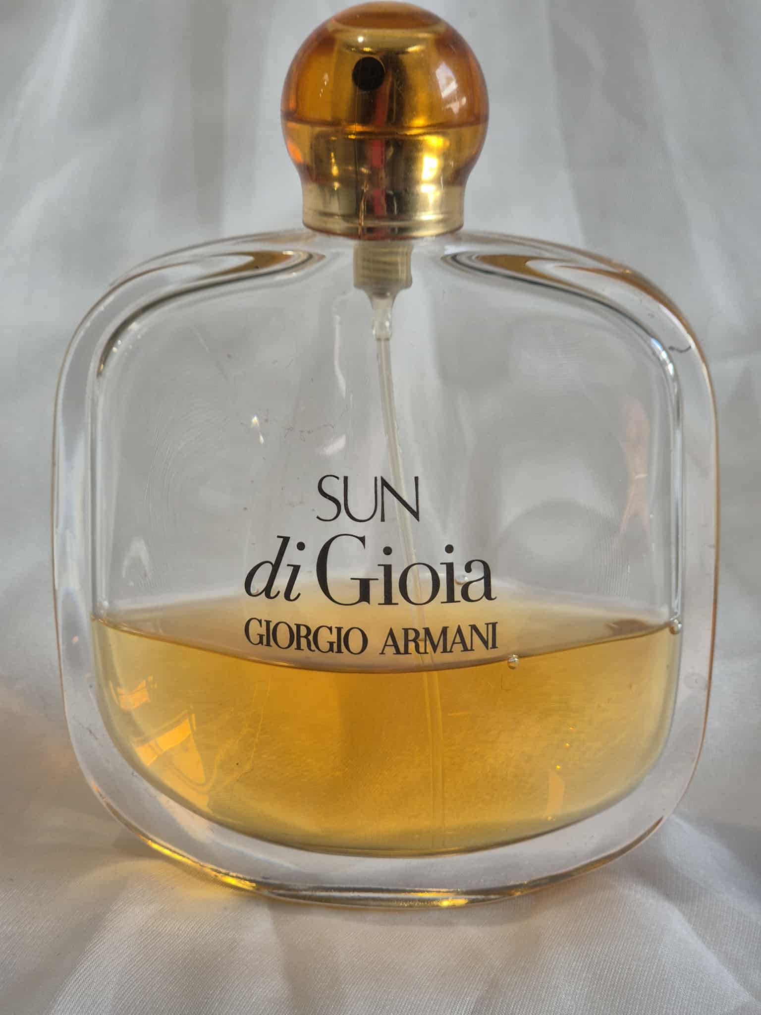 Giorgio Armani Sun Di Gioia Women Eau De Parfum Spray 100ml (40% Full, Unboxed)