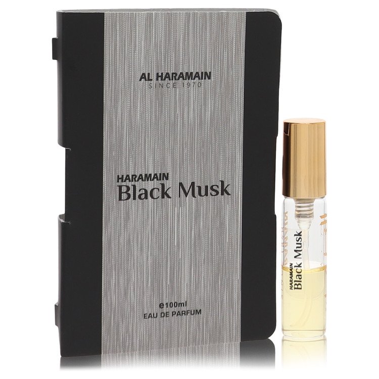 Al Haramain Black Musk by Al Haramain Vial (sample) .06 oz for Men