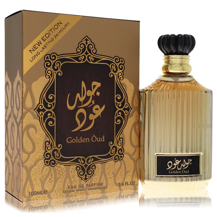 Lattafa Asdaaf Golden Oud by Lattafa Eau De Parfum Spray (Unisex New Packaging) 3.4 oz for Men