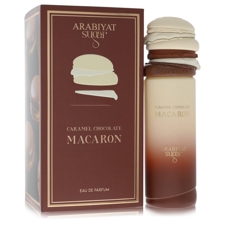 Arabiyat Sugar Caramel Chocolate Macaron by Arabiyat Eau De Parfum Spray (Unisex) 3.4 oz for Men