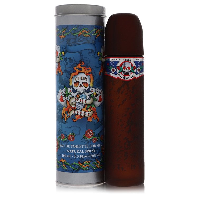 Cuba Wild Heart by Fragluxe Mini EDT Spray 0.17 oz for Men