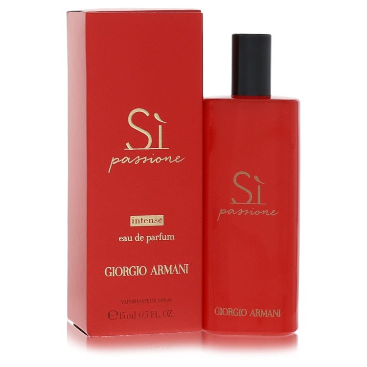 Armani Si Passione Intense by Giorgio Armani Mini EDP Spray 0.51 oz for Women