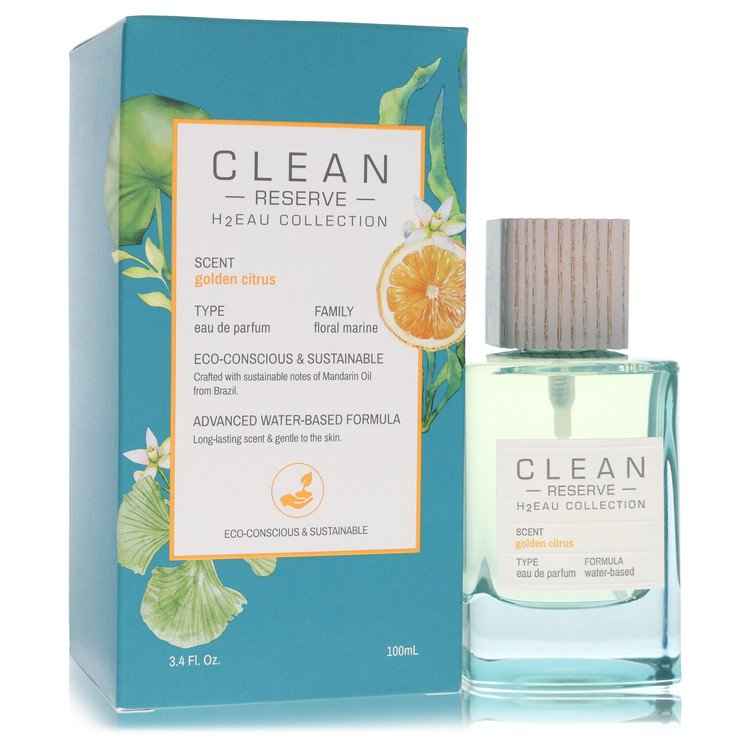 Clean Reserve Golden Citrus by Clean Eau De Parfum Spray (Unisex) 3.4 oz for Women