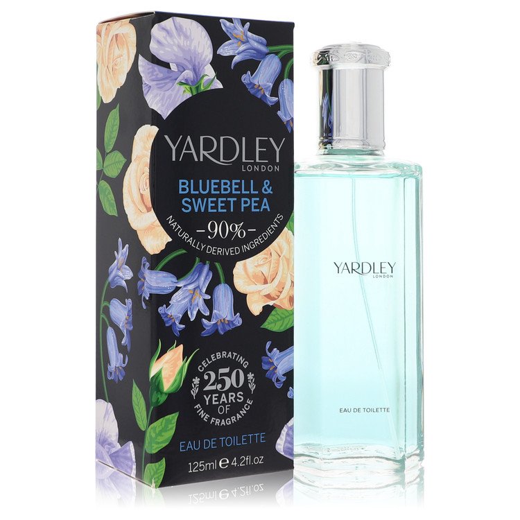 Yardley Bluebell & Sweet Pea by Yardley London Eau De Toilette Spray (Unboxed) 4.2 oz for Women