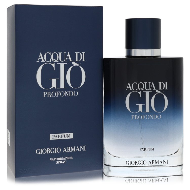 Acqua Di Gio Profondo by Giorgio Armani Eau De Toilette Spray 3.3 oz for Men