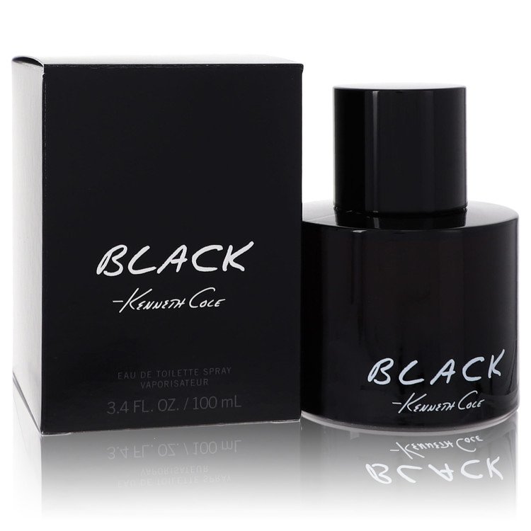 Kenneth Cole Black by Kenneth Cole Gift Set -- 3.4 oz Eau De Toilette Spray + 3.4 oz After Shave Balm + 6 oz Body Spray for Men