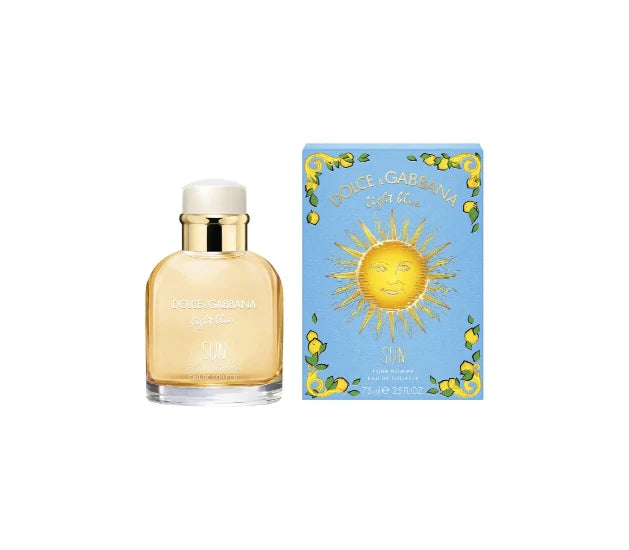 Dolce & Gabbana Light Blue Sun Pour Homme Eau De Toilette Spray 75ml Discontinued
