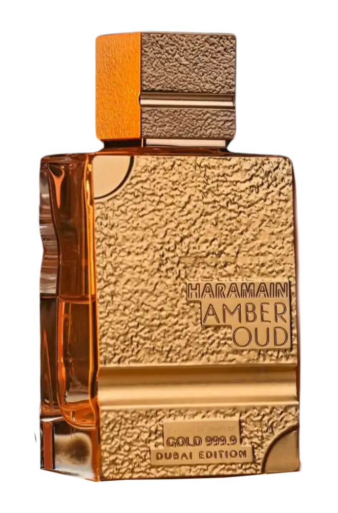 Al Haramain Amber Oud Gold 999.9 Dubai Edition Extrait De Parfum Spray 75ml + Travel Atomizer