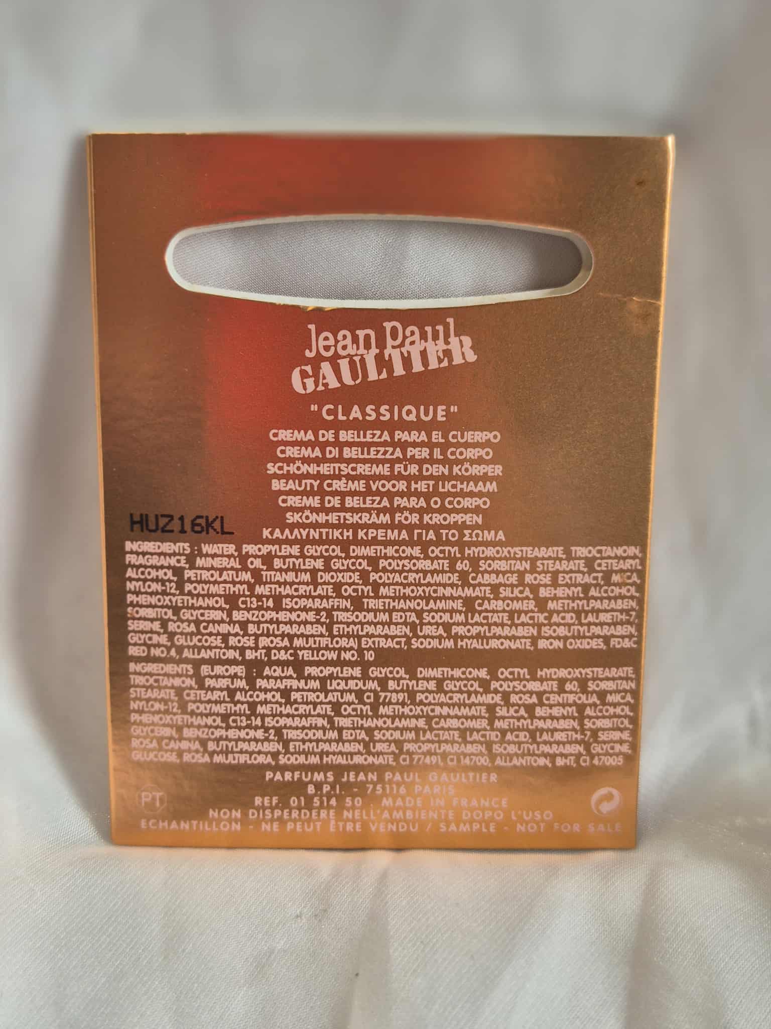 Jean Paul Gaultier Classique Beauty Cream 10ml