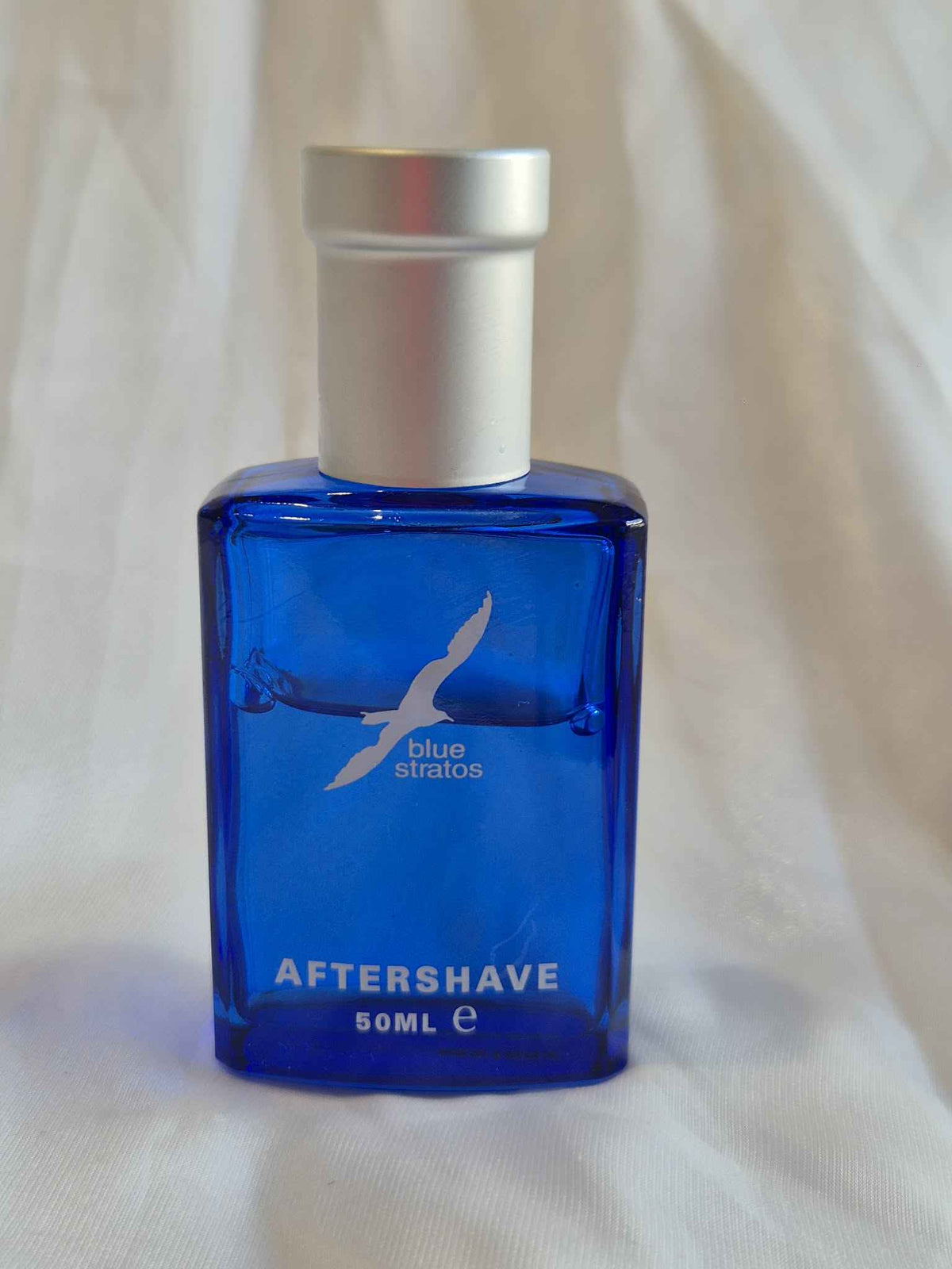 Blue Stratos Aftershave Lotion Splash 50ml (65% Full, Unboxed)