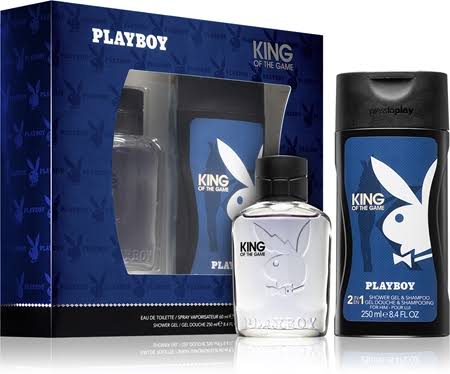 Playboy King Of The Game Eau De Toilette Spray For Him 100ml + Deodorant Spray 150ml Gift Set (Discontinued)