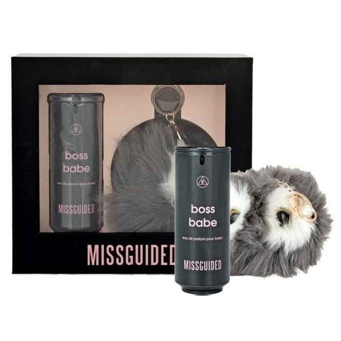 Missguided Boss Babe Eau De Parfum Pour Babe 80ml + Pompom Keyring Gift Set (Discontinued, Rare)
