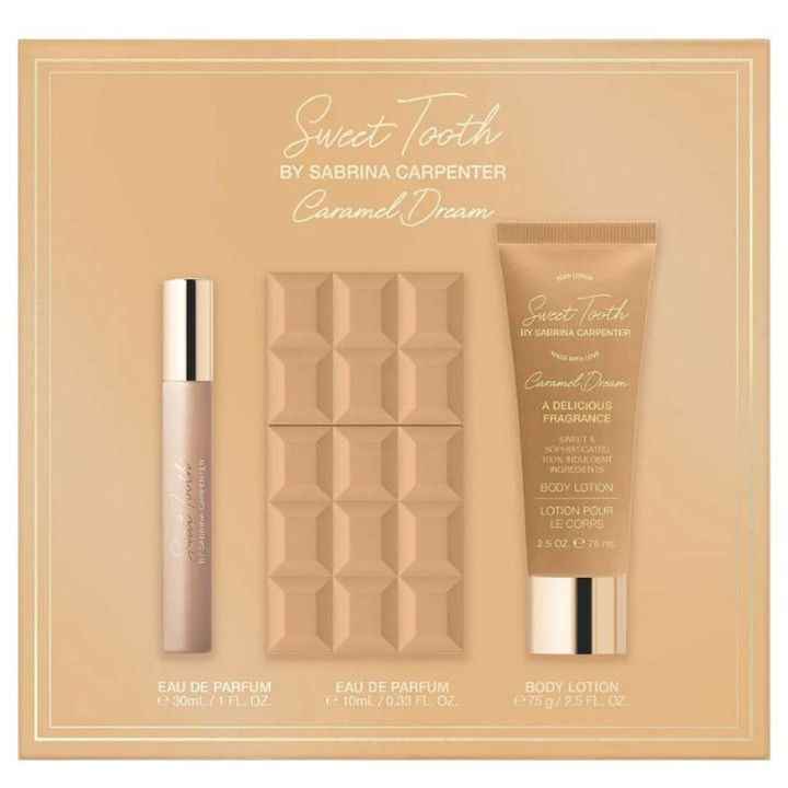 Sabrina Carpenter Sweet Tooth Caramel Dream EDP Spray 30ml + 10ml + Body Lotion 75ml Gift Set