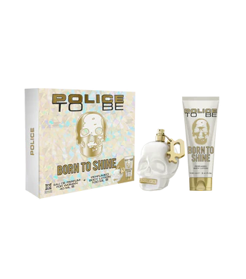 Police To Be Born To Shine Eau De Parfum Spray Woman 40ml + BL 100ml Gift Set