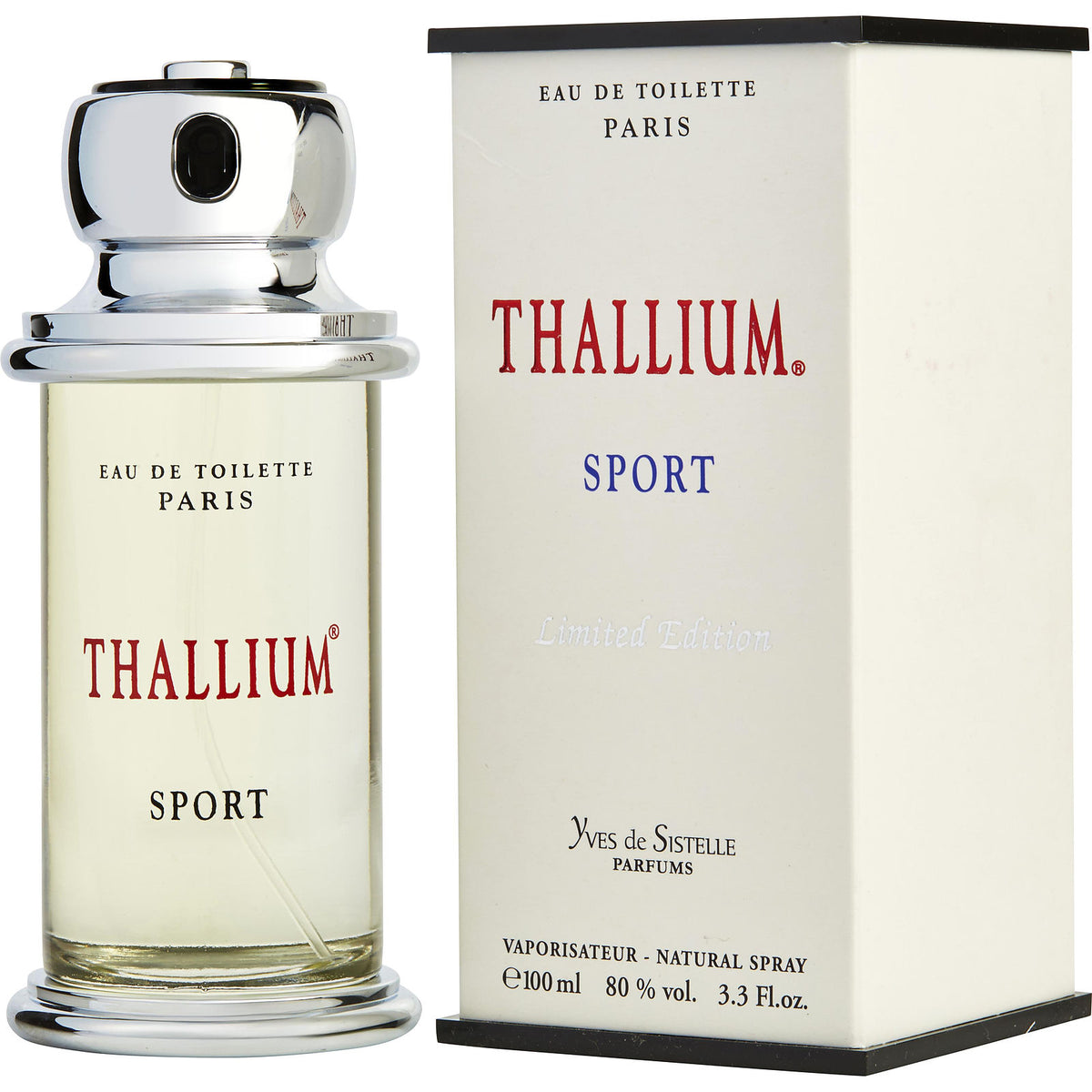 Yves De Sistelle Thallium Sport Limited Edition Eau De Toilette Spray 100ml