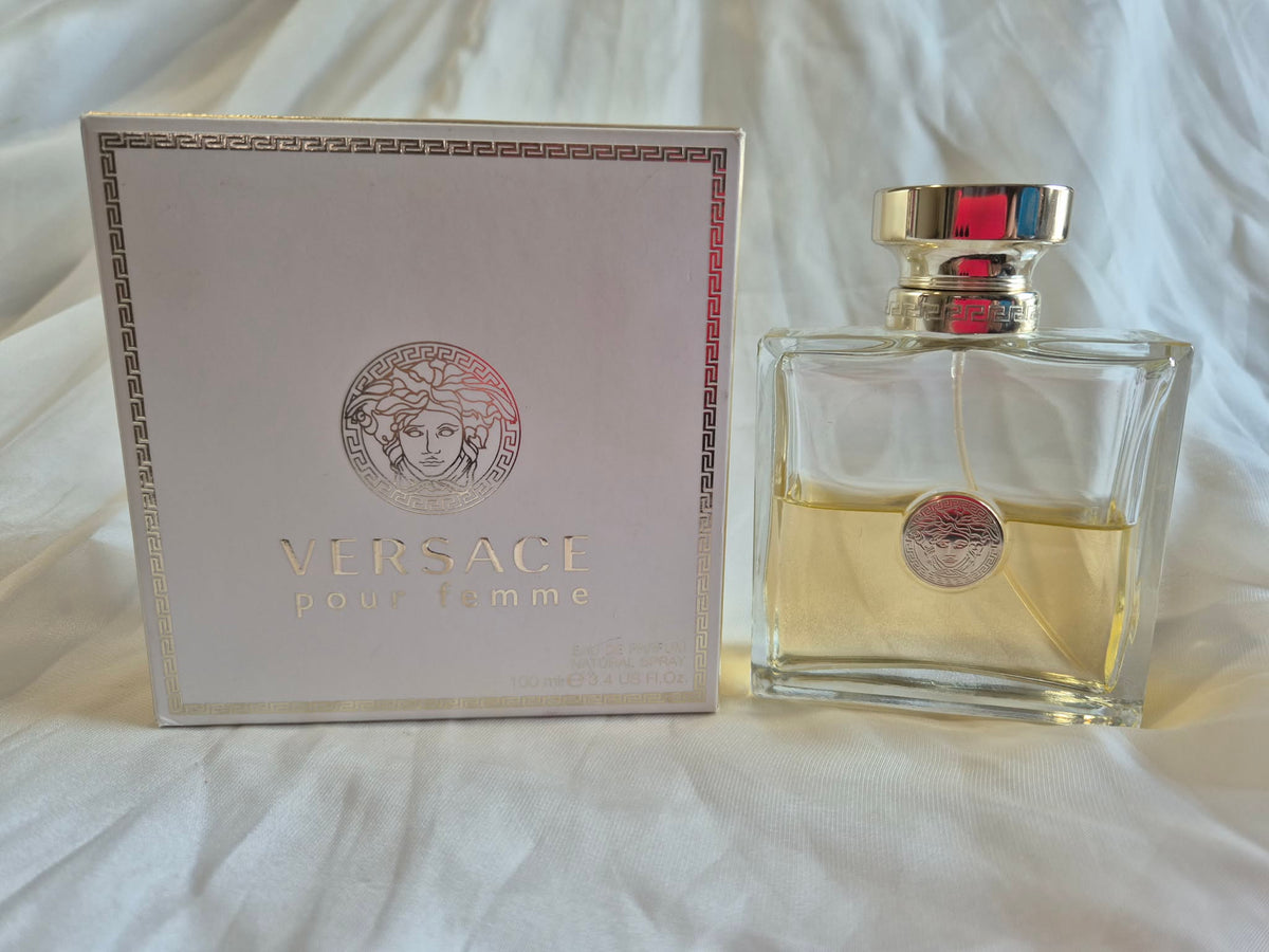 Versace Pour Femme Eau De Parfum Spray 100ml (50% Full, Discontinued, Rare)