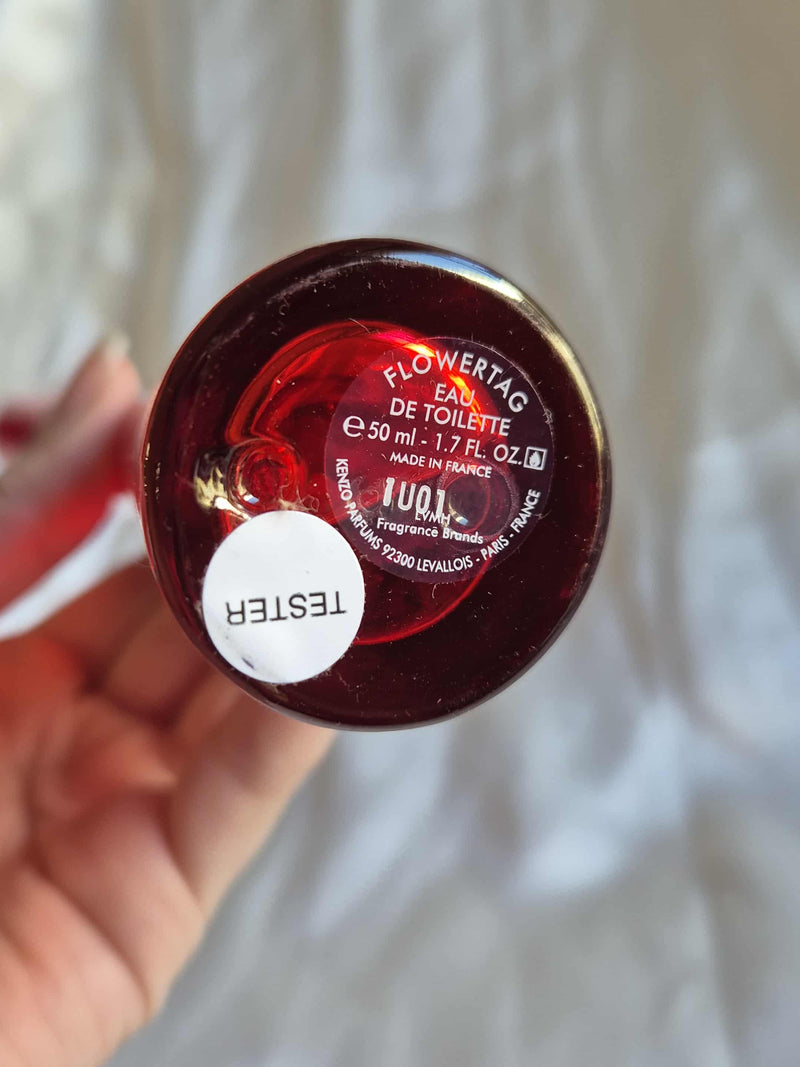 Kenzo Flower Tag Eau De Toilette 50ml 85% Full