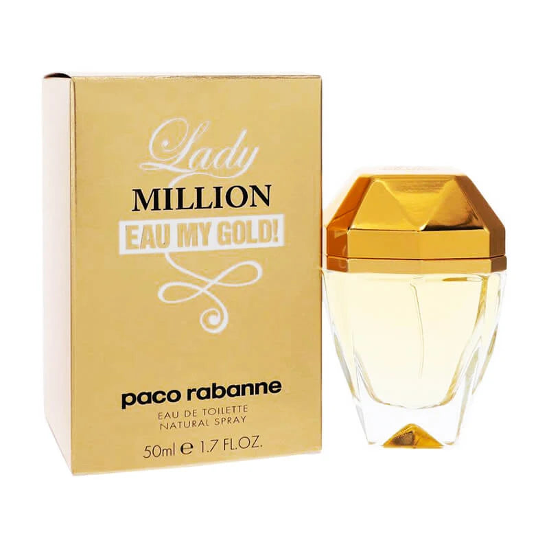 Paco Rabanne Lady Million Eau My Gold! Eau De Toilette 50ml (Discontinued, Rare)