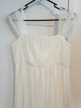 Maticevski ivory bridesmaid soft tulle wedding dress size 12 bnwt0