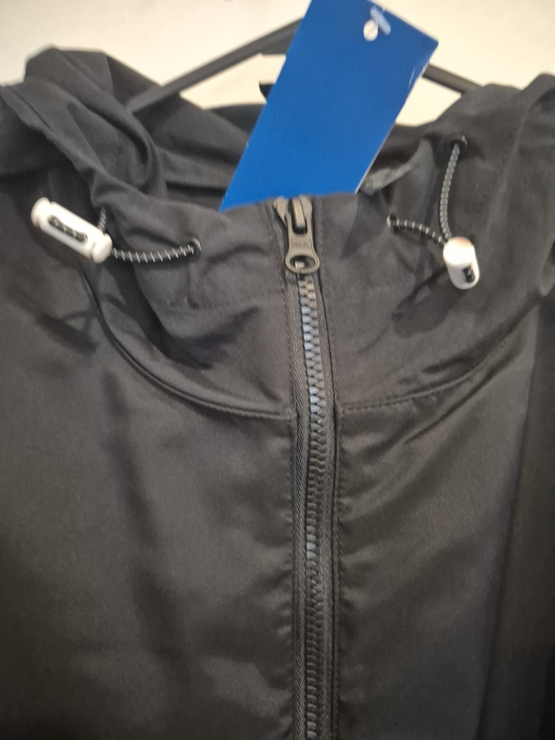 Adidas Black Layered Hooded Wind Breaker Jacket Size Xs5