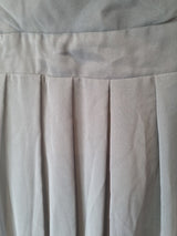 Imoda Navy Blue Chiffon One Shoulder Evening Bridesmaid Mini Dress Sz 187