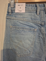 Wrangler Drew Lucille Blue High Rise Slim Fit Torn Jeans Size 711