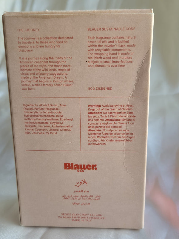 Blauer Boston 1936 Eau De Parfum Spray 80ml Iris Leather Musk Amber1