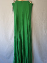Imoda Chiffon Green Ruched Beaded Strapless Cut Out Evening Bridesmaid Dress 128