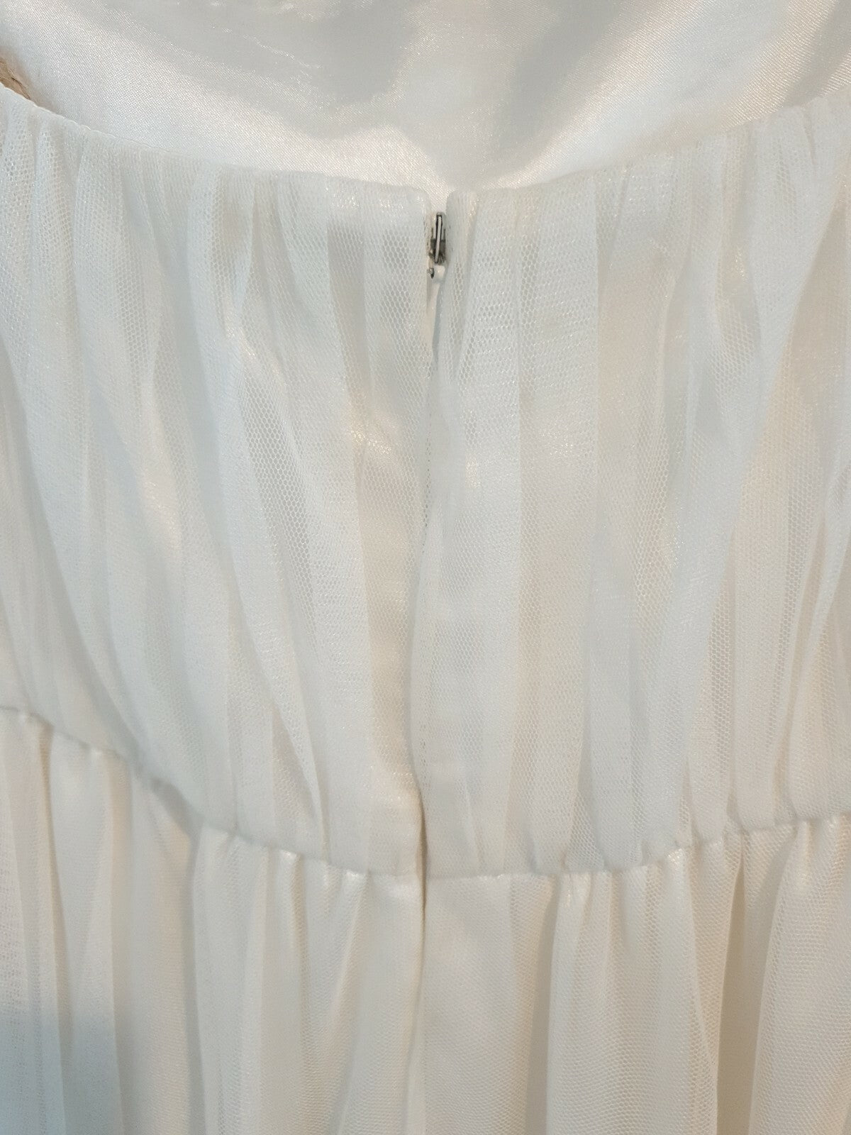 Maticevski ivory bridesmaid soft tulle wedding dress size 12 bnwt6