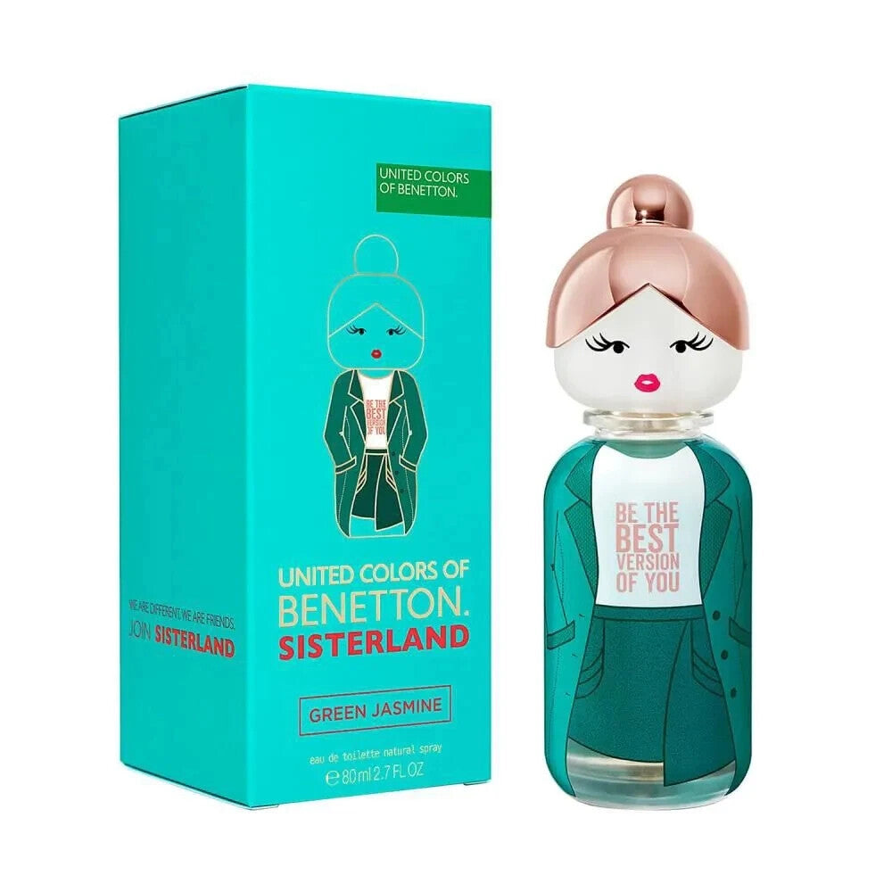 United Colors if Benetton Sisterland Green Jasmine Eau de Toilette Spray 80ml