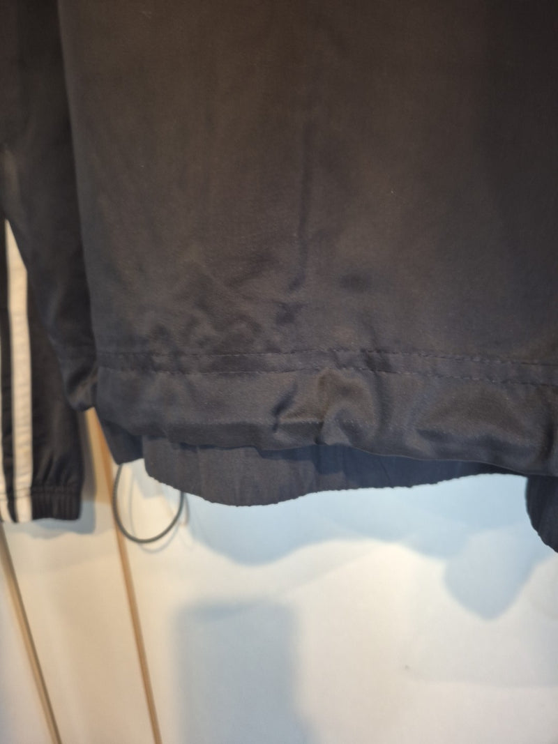 Adidas Black Layered Hooded Wind Breaker Jacket Size Xs12