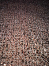 Spotlight Rose Gold Pleat Sequin Fabric 79cm x 141cm2