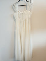 Maticevski ivory bridesmaid soft tulle wedding dress size 12 bnwt4