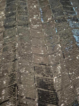 Spotlight Black Geometric Angle Sequin Fabric 158cm x 136cm1